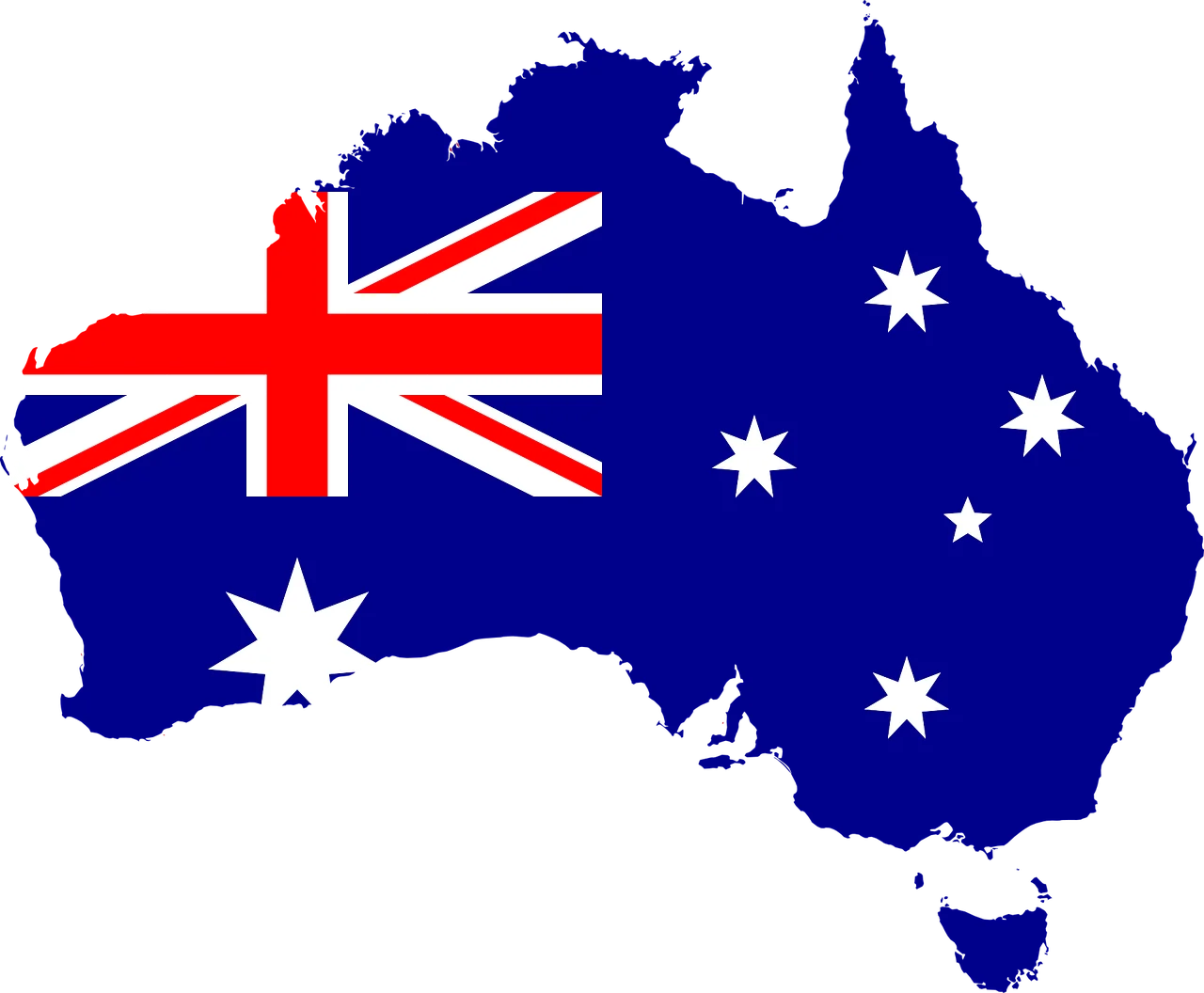 Australian flag - Wolfwinner casino for AU players